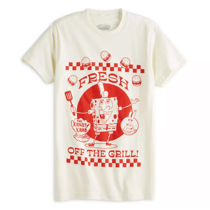 SpongeBob SquarePants Shirt Men's Fresh Off The Grill Short Sleeve Tee