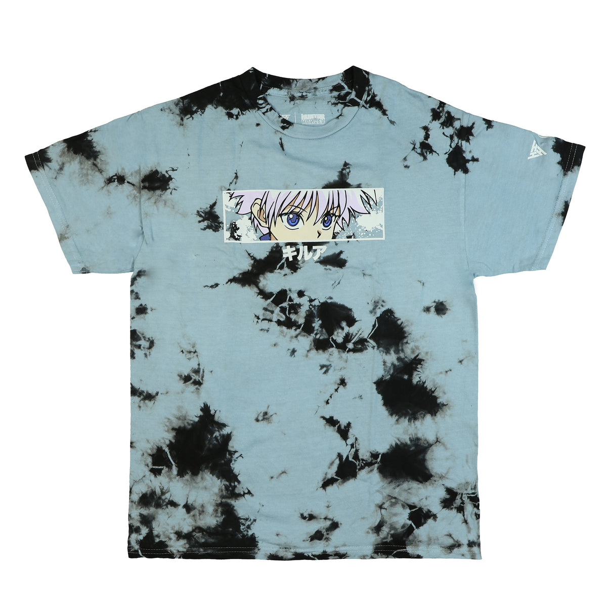 Hunter x Hunter T-Shirt Men's Killua Eyes Acid Wash Short Sleeve Tee