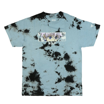Hunter x Hunter T-Shirt Men's Killua Eyes Acid Wash Short Sleeve Tee