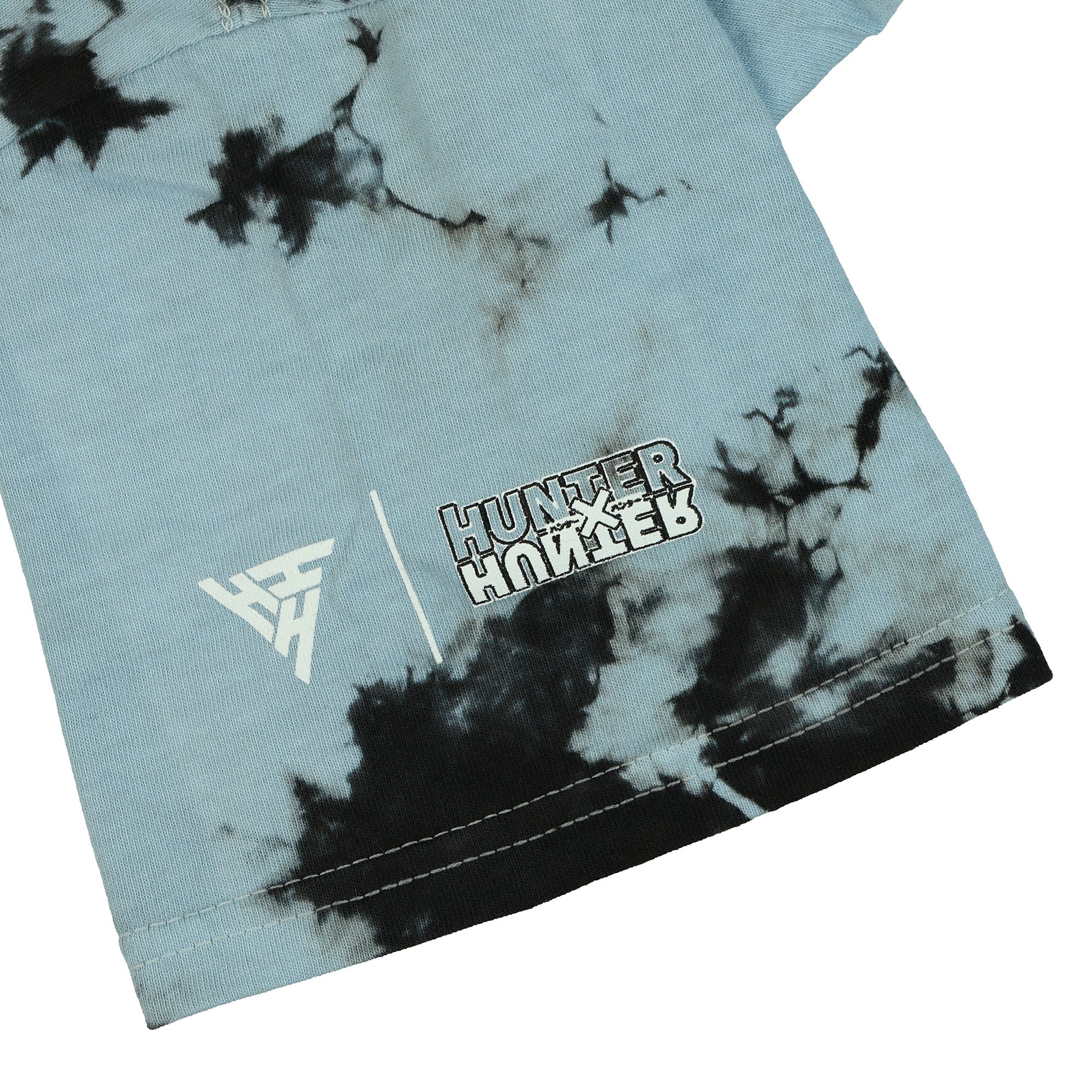 Hunter x Hunter T-Shirt Men's Killua Eyes Acid Wash Short Sleeve Tee