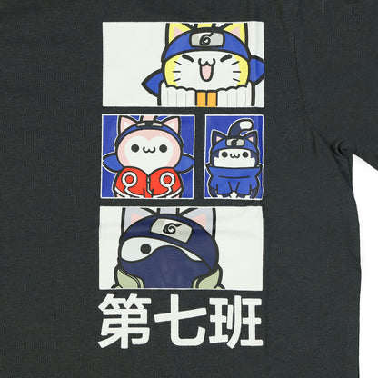 Naruto T-Shirt Boys' Ninja Cats Anime Short Sleeve Graphic Tee