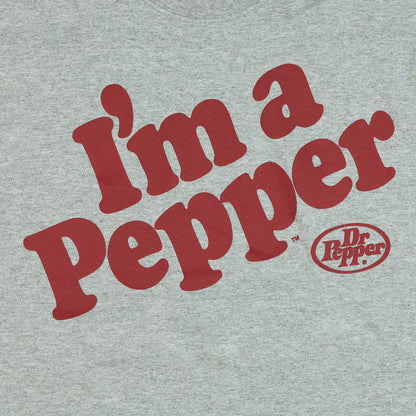 Dr. Pepper T-Shirt Men's I'm A Pepper Logo Design Novelty Short Sleeve Tee