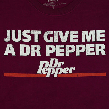 Dr. Pepper T-Shirt Men's Just Give Me A Dr. Pepper Short Sleeve Tee
