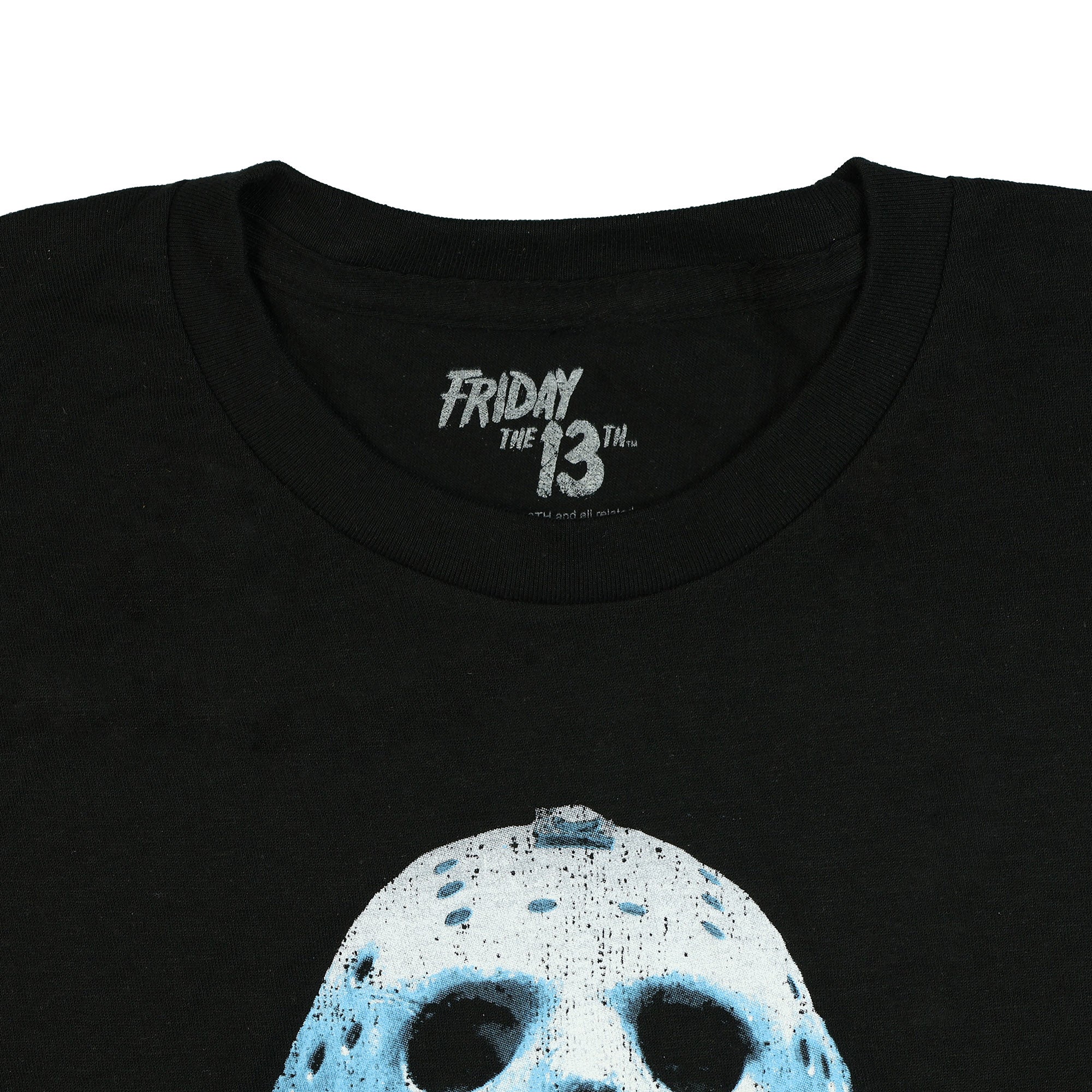 Friday The 13Th T-Shirt Men's Jason Vorhees Blue Hue Graphic Print Tee