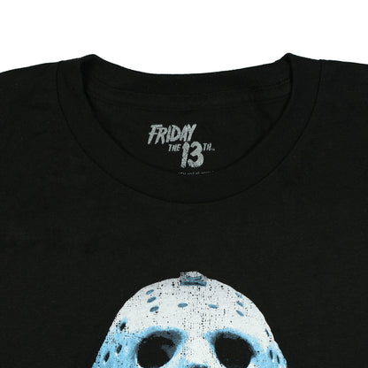 Friday The 13Th T-Shirt Men's Jason Vorhees Blue Hue Graphic Print Tee