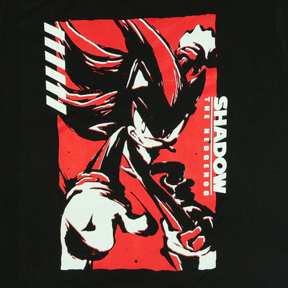 Sonic The Hedgehog T-Shirt Men's Shadow Character Design Short Sleeve Tee