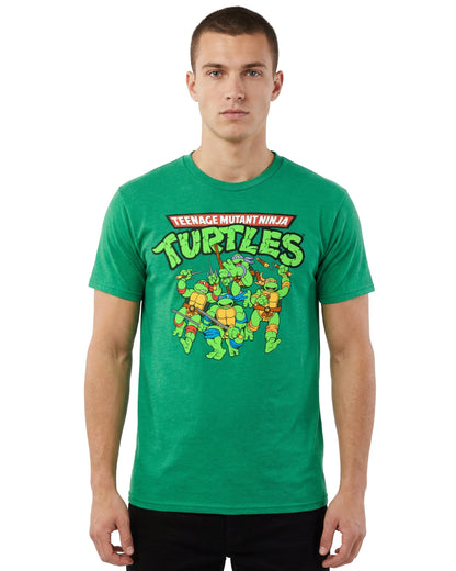 Teenage Mutant Ninja Turtles T-Shirt Men's Mutant Mayhem Short Sleeve Tee
