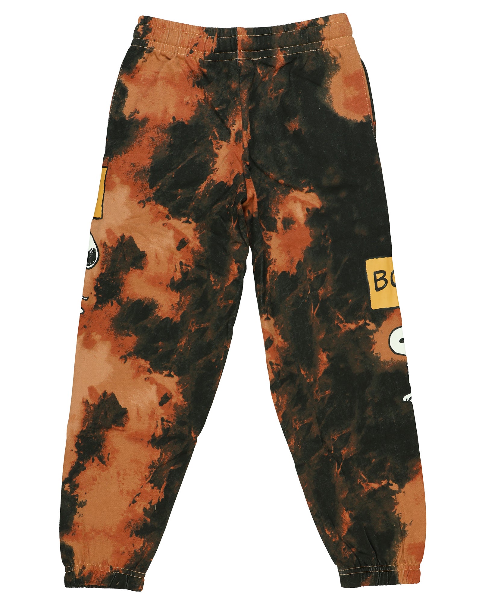 Peanuts Snoopy Joggers Boys' Halloween Boo Tie-Dye Sweat Pants