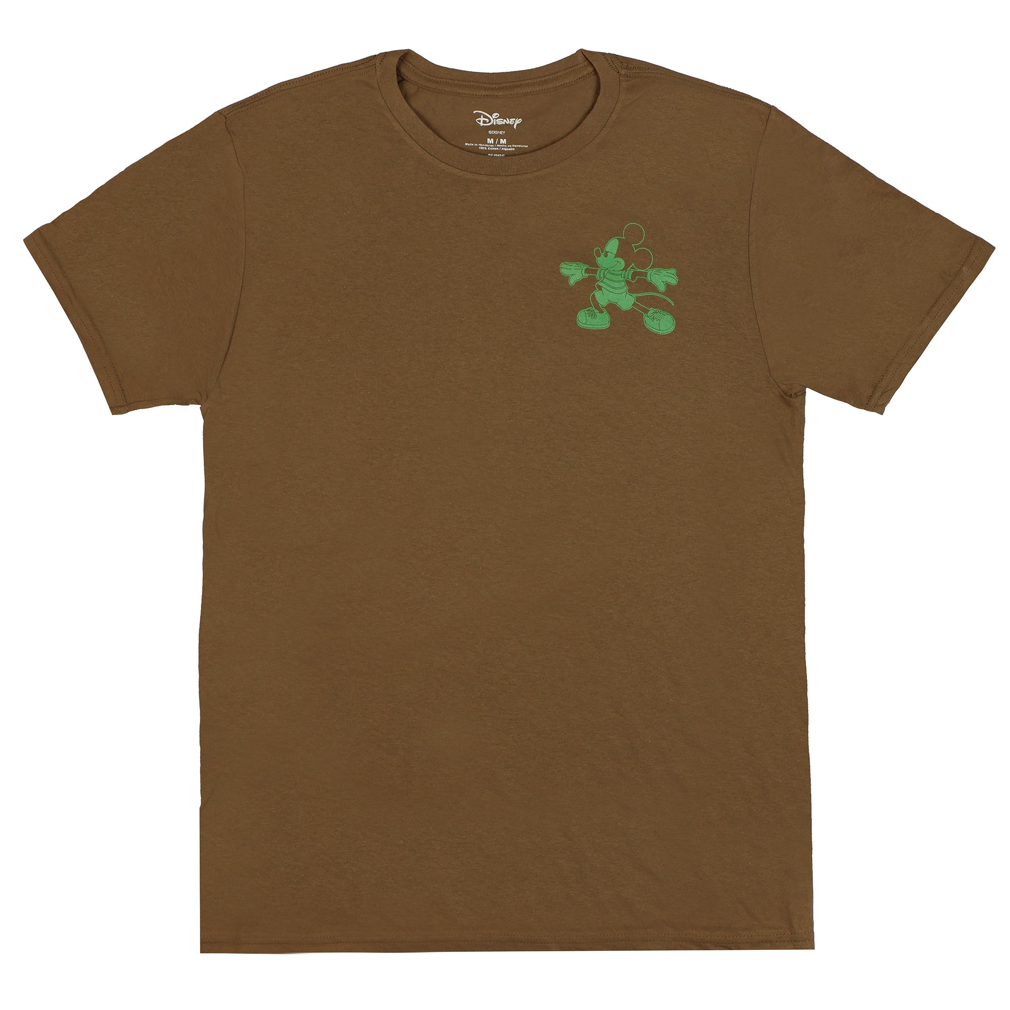 Disney Mickey Mouse T-Shirt Men's Nature Heals Outdoors Themed Tee