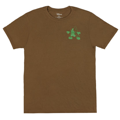 Disney Mickey Mouse T-Shirt Men's Nature Heals Outdoors Themed Tee