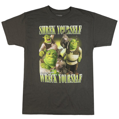 Shrek T-Shirt Men's Shrek Yourself Before You Wreck Yourself Tee