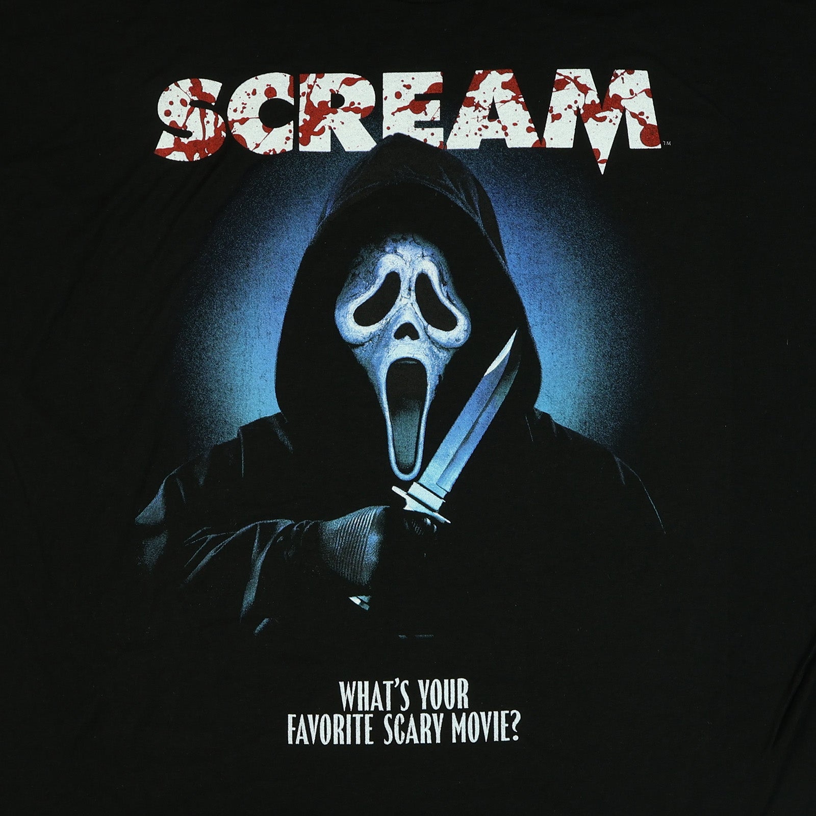 Ghost Face T-Shirt Men's Favorite Scary Movie Short Sleeve Tee