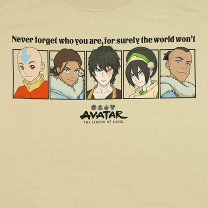 Avatar The Last Airbender Shirt Men's Never Forget Short Sleeve Tee