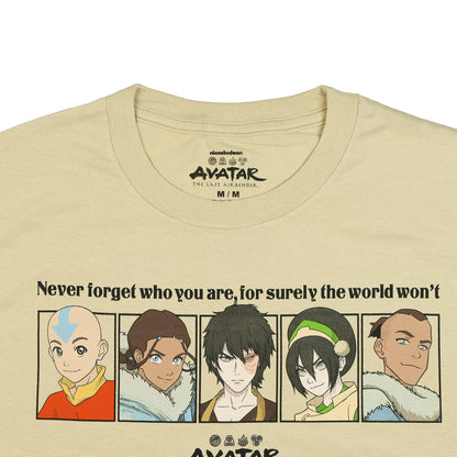 Avatar The Last Airbender Shirt Men's Never Forget Short Sleeve Tee