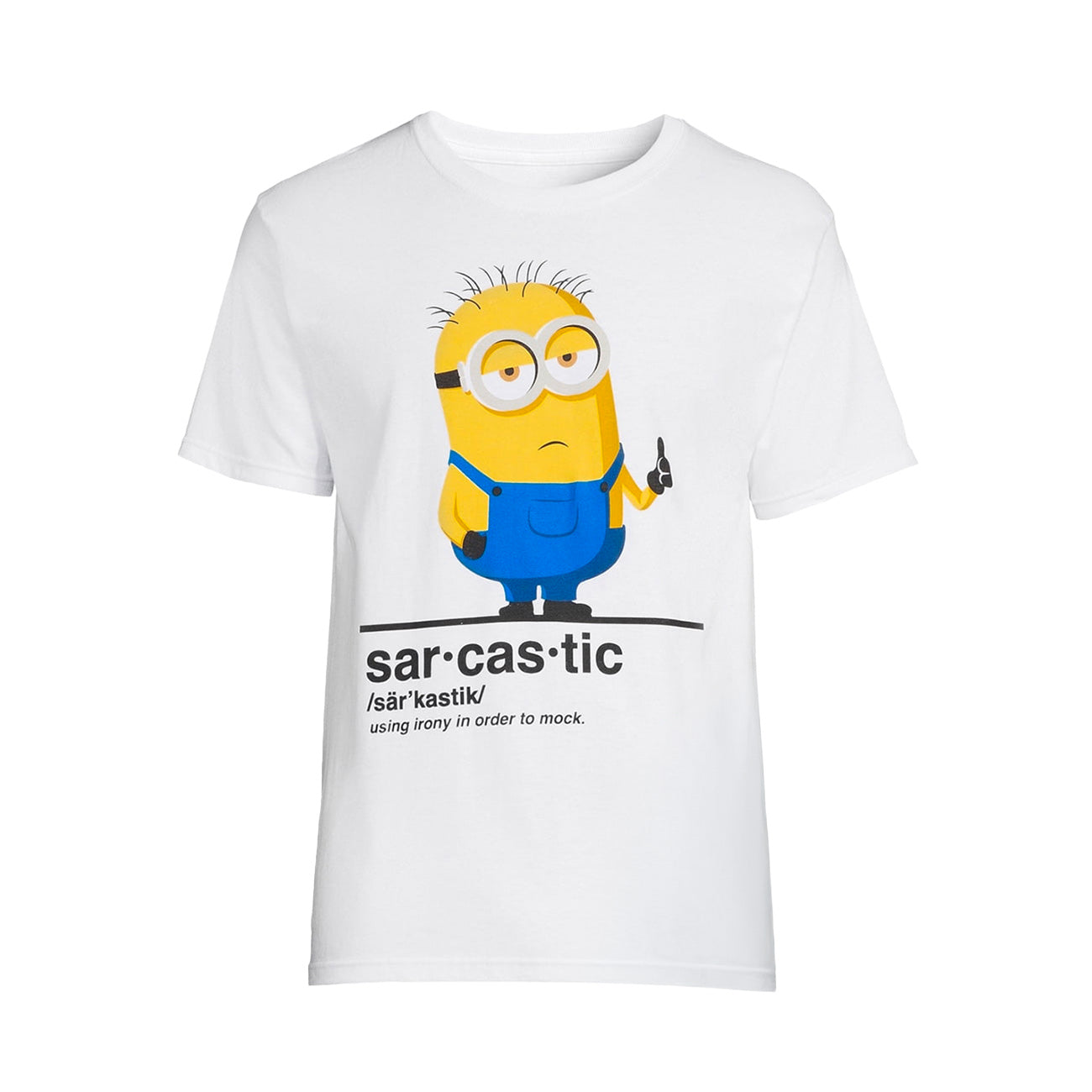 Minions T-Shirt Men's Phil Sarcastic Short Sleeve Graphic Top