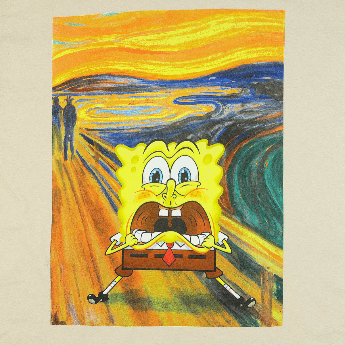 SpongeBob SquarePants T-Shirt Men's The Scream Painting Tee