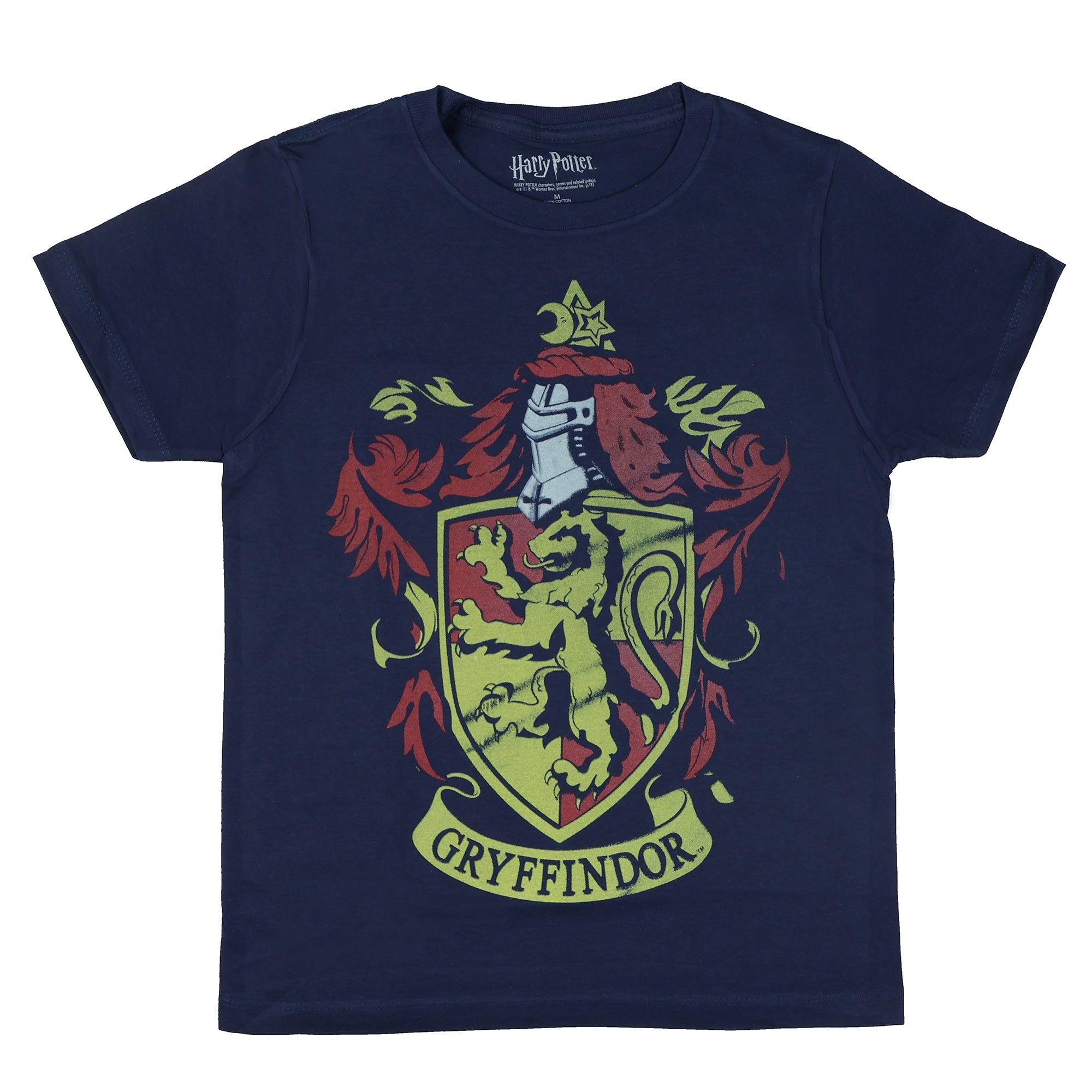 Harry Potter Shirt Boy's Gryffindor Distressed Short Sleeve Tee