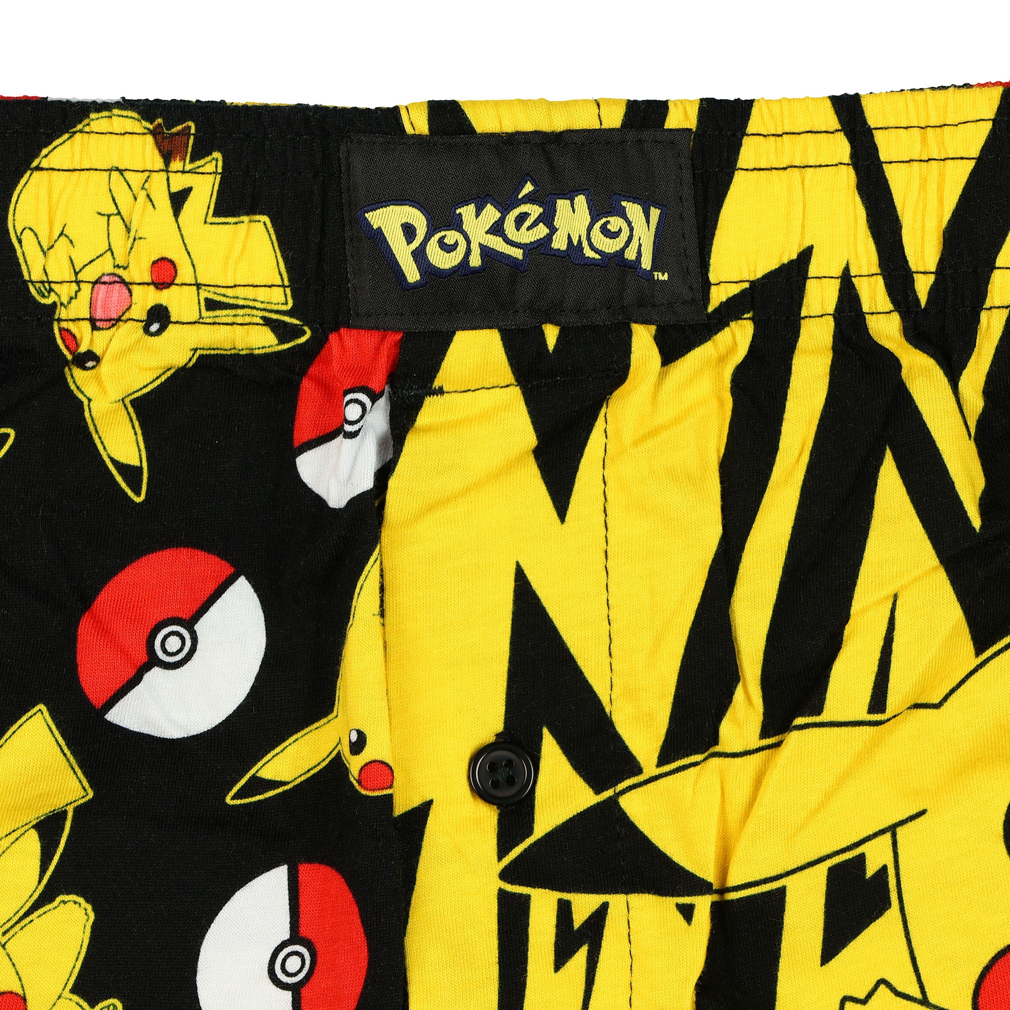 Pokemon Boxer Shorts Men's Pikachu Poke Ball Underwear