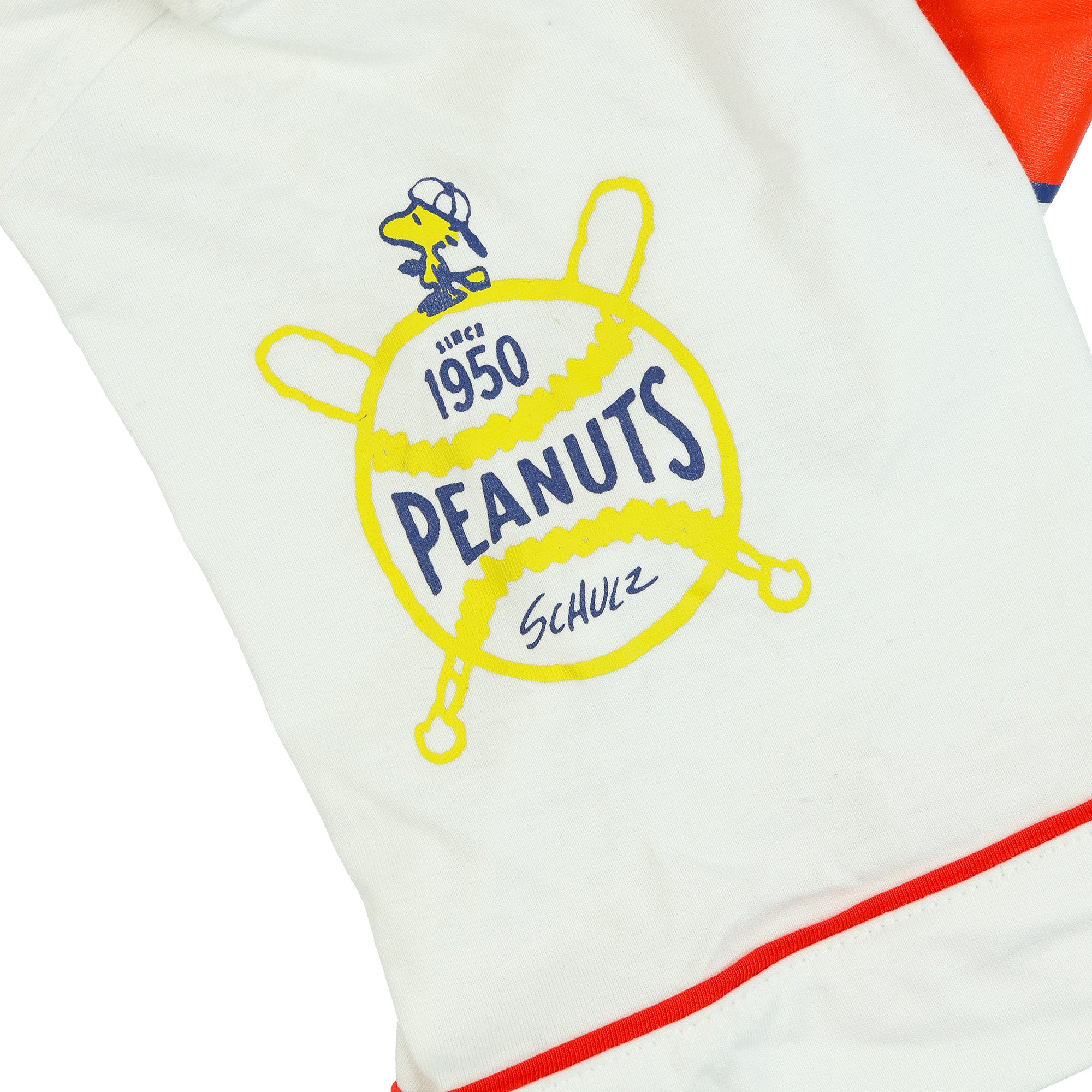 Peanuts Sweatshirt Men's Snoopy and Woodstock #50 Baseball Jersey Hoodie