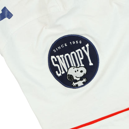Peanuts Sweatshirt Men's Snoopy and Woodstock #50 Baseball Jersey Hoodie