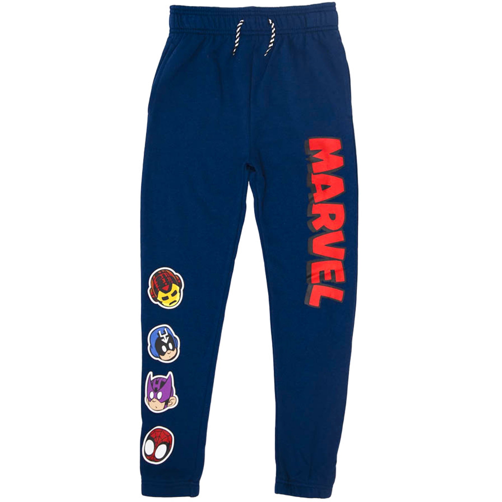 Marvel Sweat Pants Boy's Iron Man Spider-Man Hawkeye Jogger Bottoms