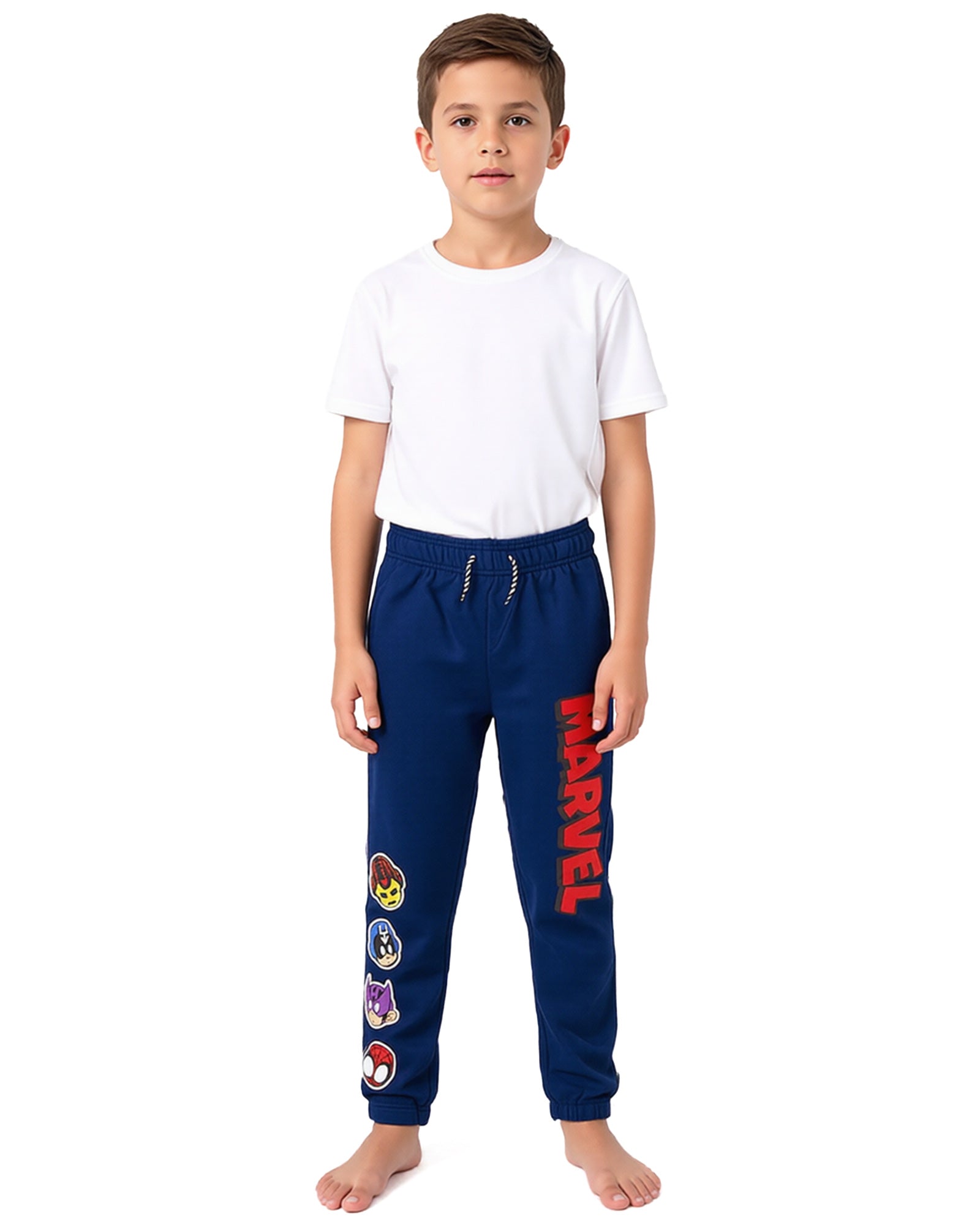 Marvel Sweat Pants Boy's Iron Man Spider-Man Hawkeye Jogger Bottoms