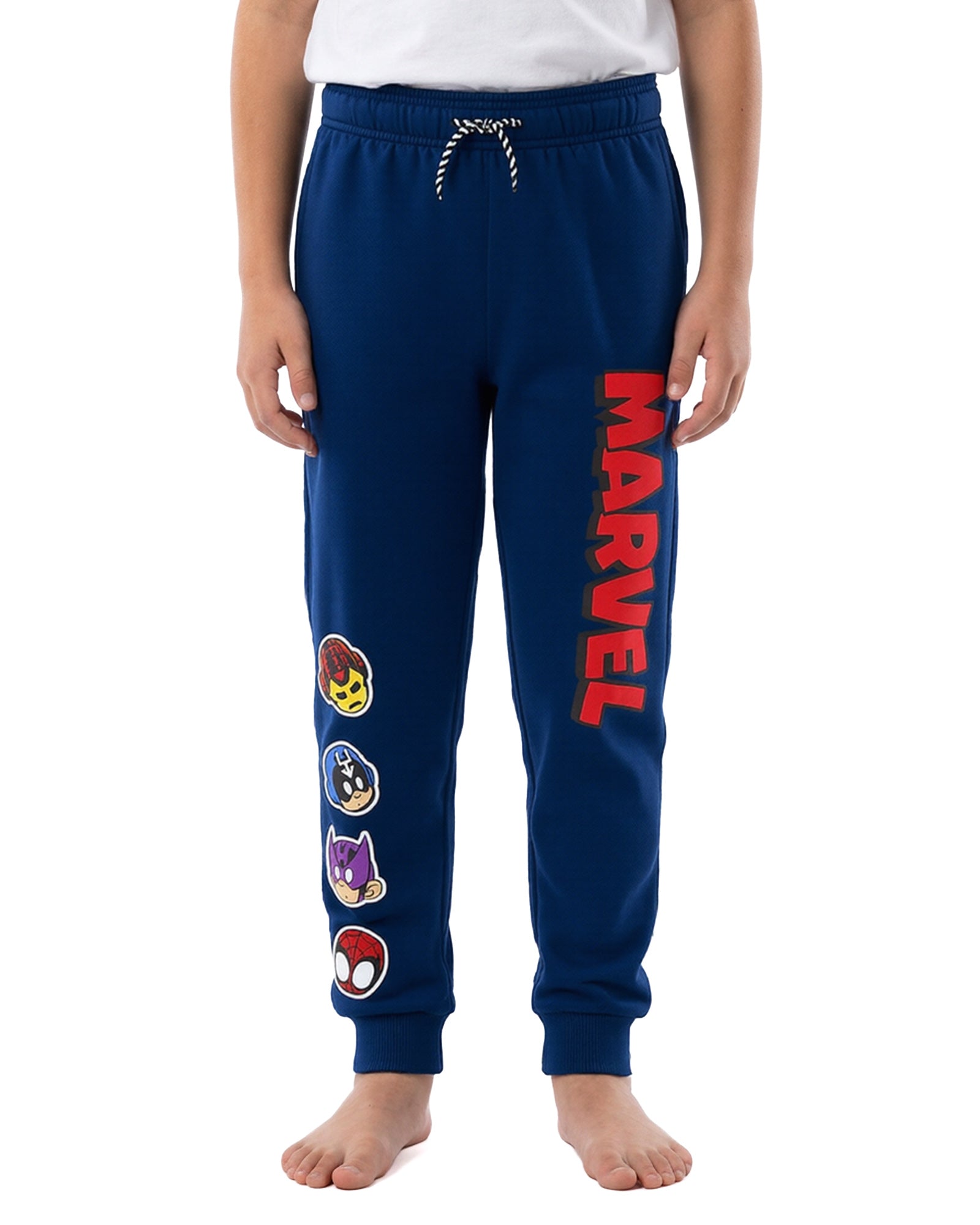 Marvel Sweat Pants Boy's Iron Man Spider-Man Hawkeye Jogger Bottoms