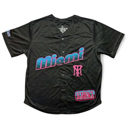 Scarface Baseball Jersey Men's Tony Montana Short Sleeve Tee #83