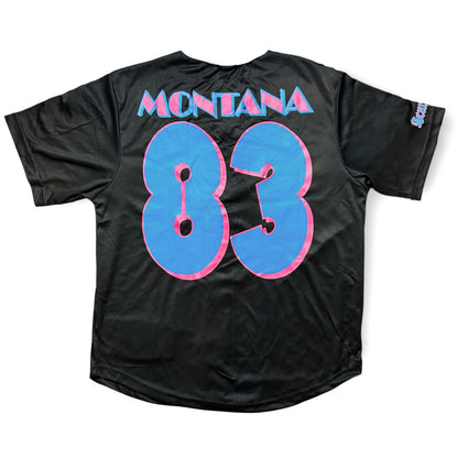 Scarface Baseball Jersey Men's Tony Montana Short Sleeve Tee #83