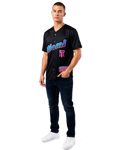 Scarface Baseball Jersey Men's Tony Montana Short Sleeve Tee #83