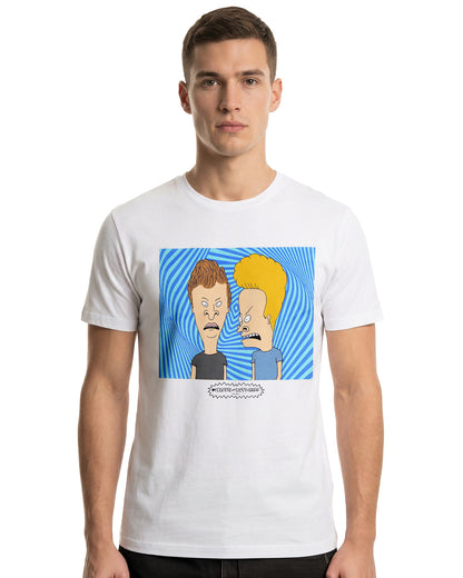 Beavis And Butt-Head T-Shirt Men's Trippy Short Sleeve Graphic Tee