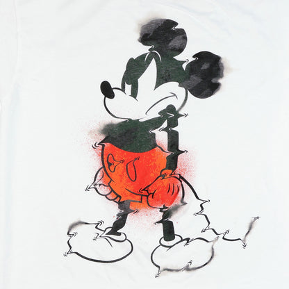 Disney Mickey Mouse Shirt Men's Angry Graffiti Style Short Sleeve Tee