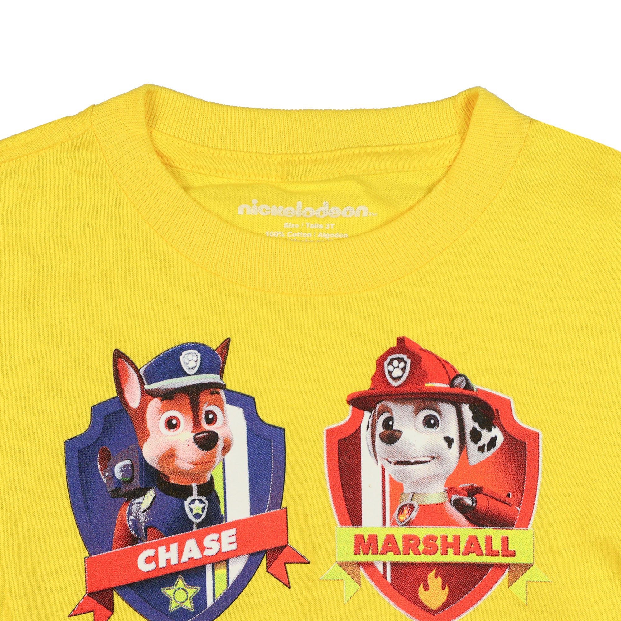 Paw Patrol T-Shirt Boy's Toddlers Chase Marshall Rubble Rocky Short Sleeve Top