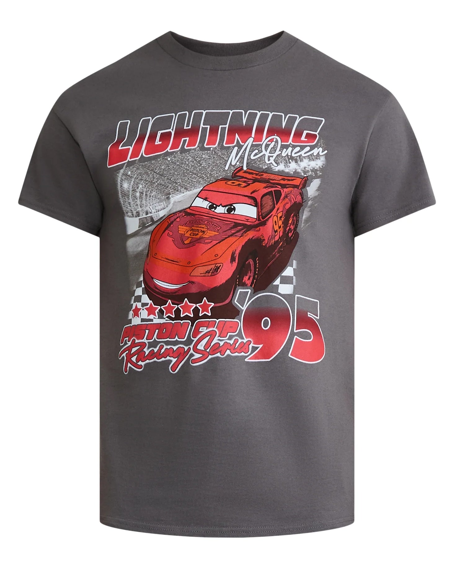 Disney Cars T-Shirt Men's Lightning McQueen Piston Cup Tee