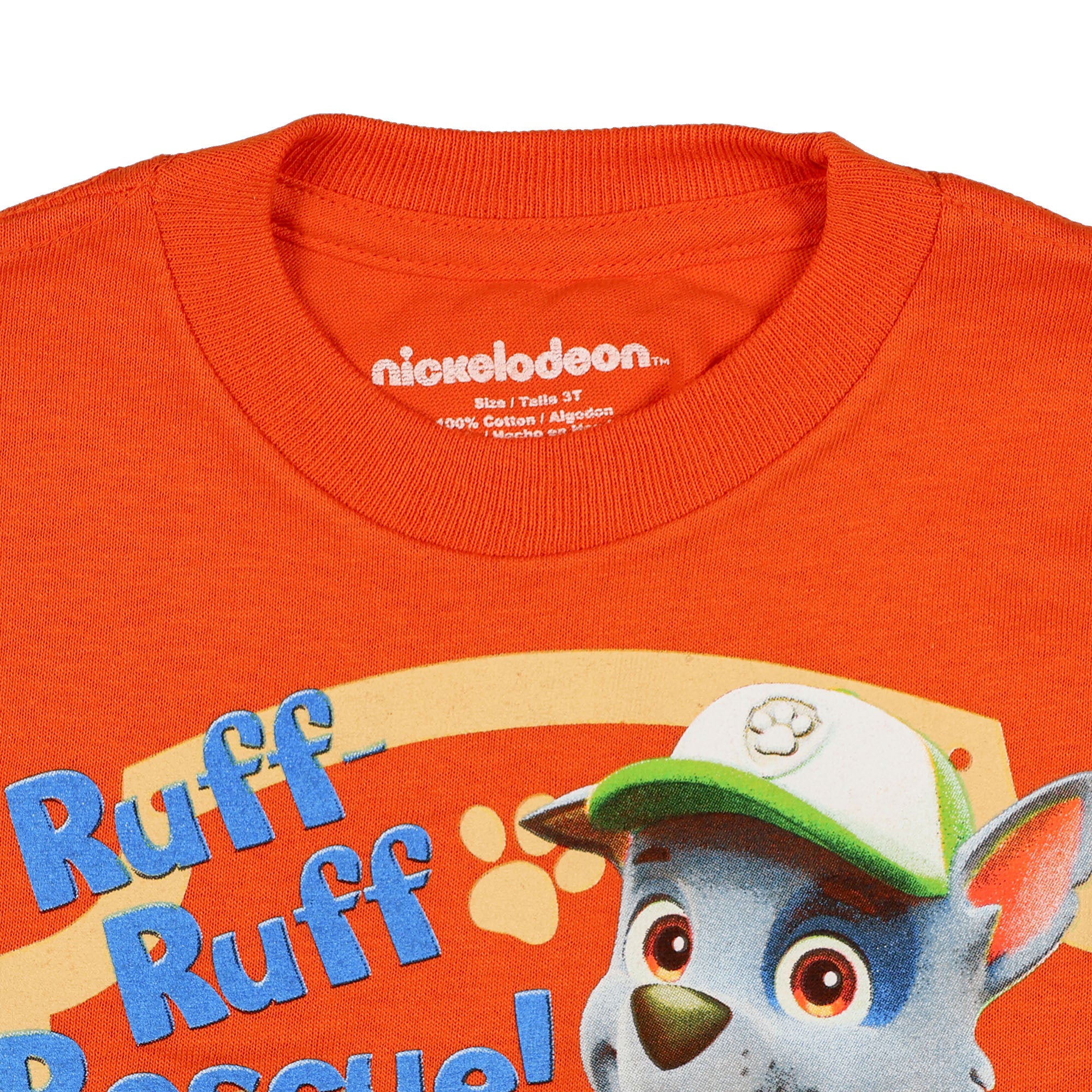 Paw Patrol Shirt Boy's Toddler Ruff Ruff Rescue Short Sleeve Tee