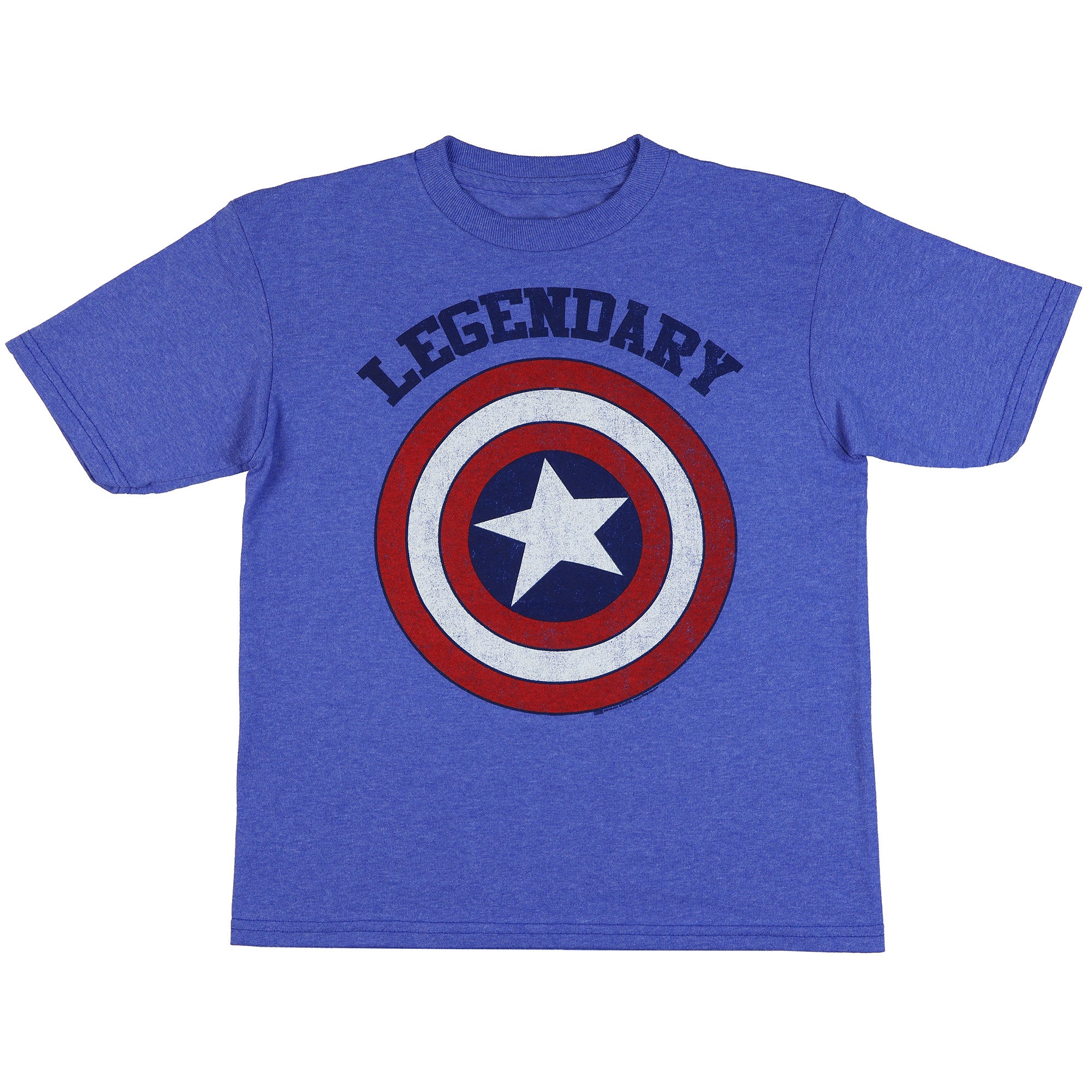 Marvel Comics Boy's Captain America Shield Short Sleeve Tee