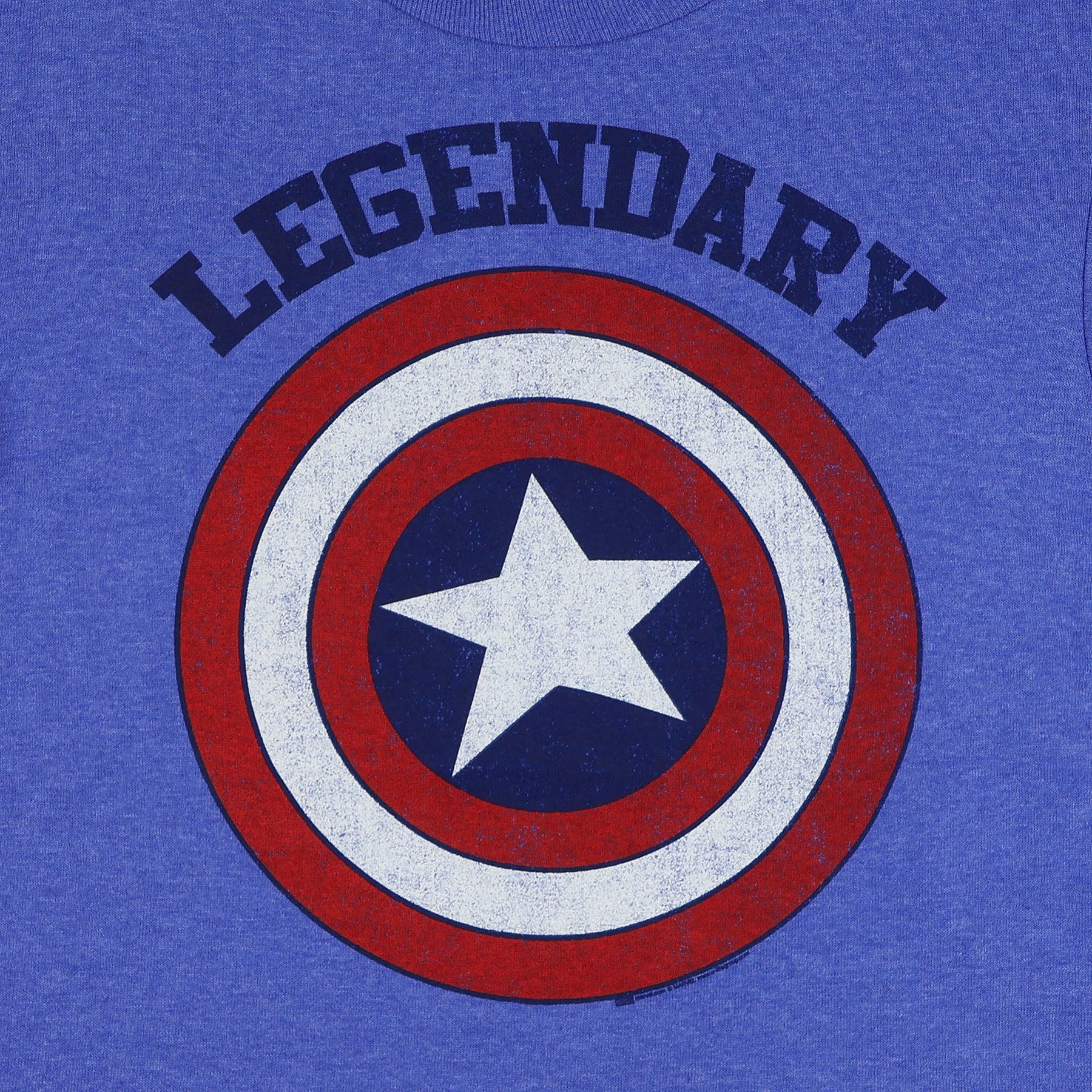 Marvel Comics Boy's Captain America Shield Short Sleeve Tee