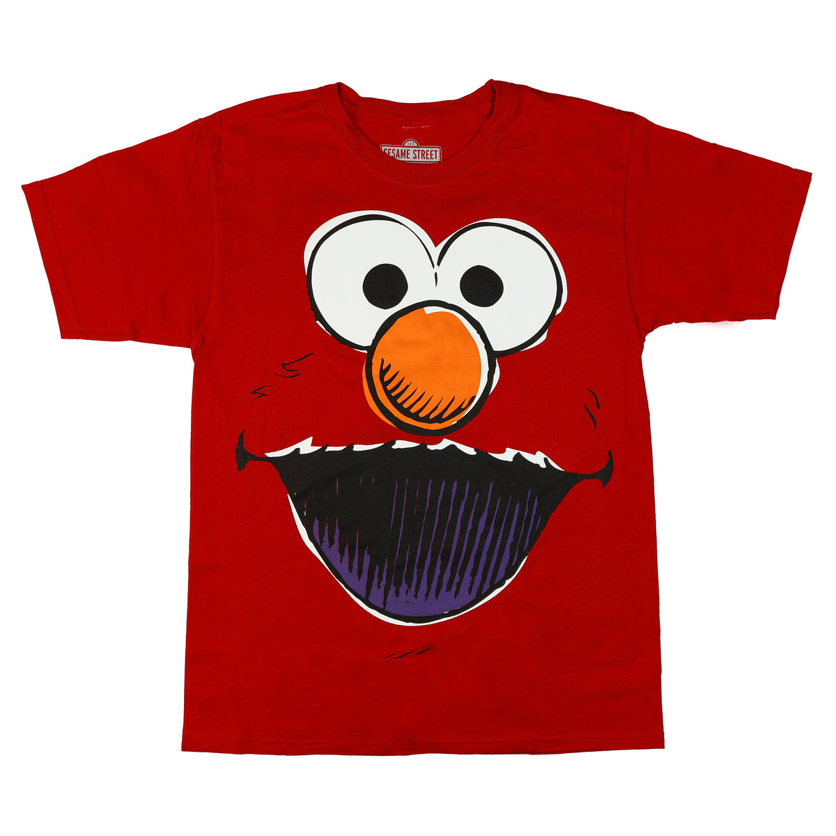 Sesame Street Shirt Men's Elmo Short Sleeve Tee With Gift Box TIn