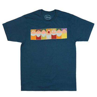 Disney Snow White Shirt Men's The Seven Dwarfs Short Sleeve Tee