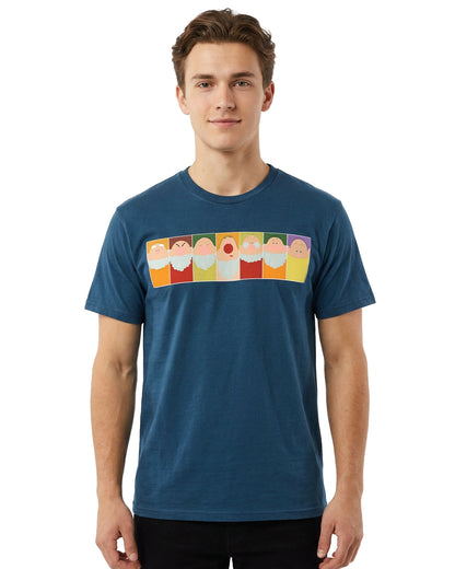 Disney Snow White Shirt Men's The Seven Dwarfs Short Sleeve Tee