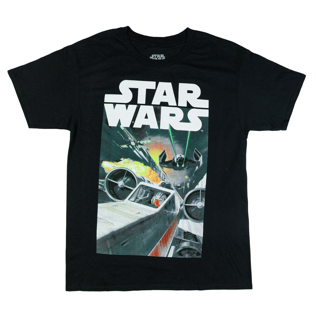 Disney Star Wars T-Shirt Men's Death Star Trench Short Sleeve Tee