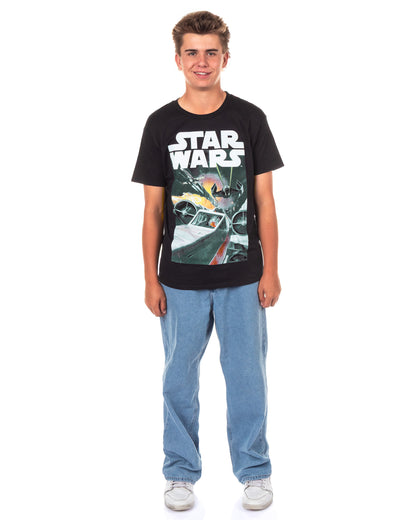 Disney Star Wars T-Shirt Men's Death Star Trench Short Sleeve Tee