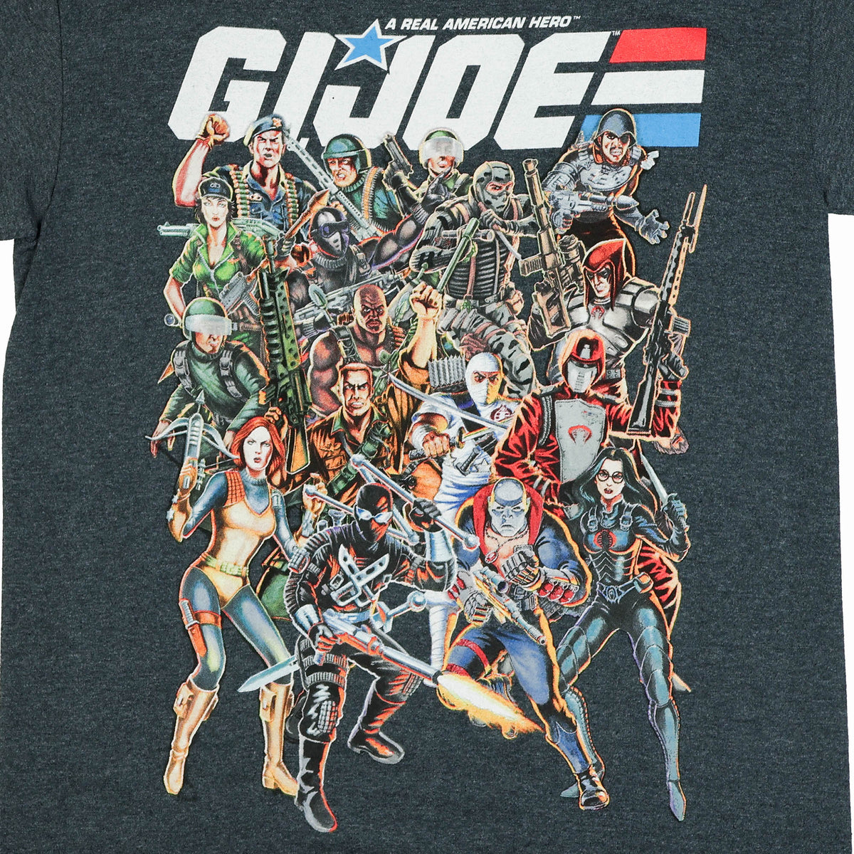 G.I. Joe T-Shirt Men's A Real American Hero Short Sleeve Top