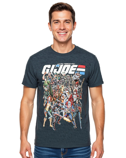 G.I. Joe T-Shirt Men's A Real American Hero Short Sleeve Top