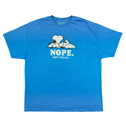 Peanuts Snoopy Shirt Men's Nope Not Today Short Sleeve Tee Tall