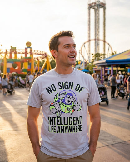 Toy Story T-Shirt Men's Intelligent Life Buzz Short Sleeve Tee