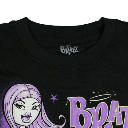 Bratz Sweatshirt Women's Purple Hue Fashion Pullover Crewneck
