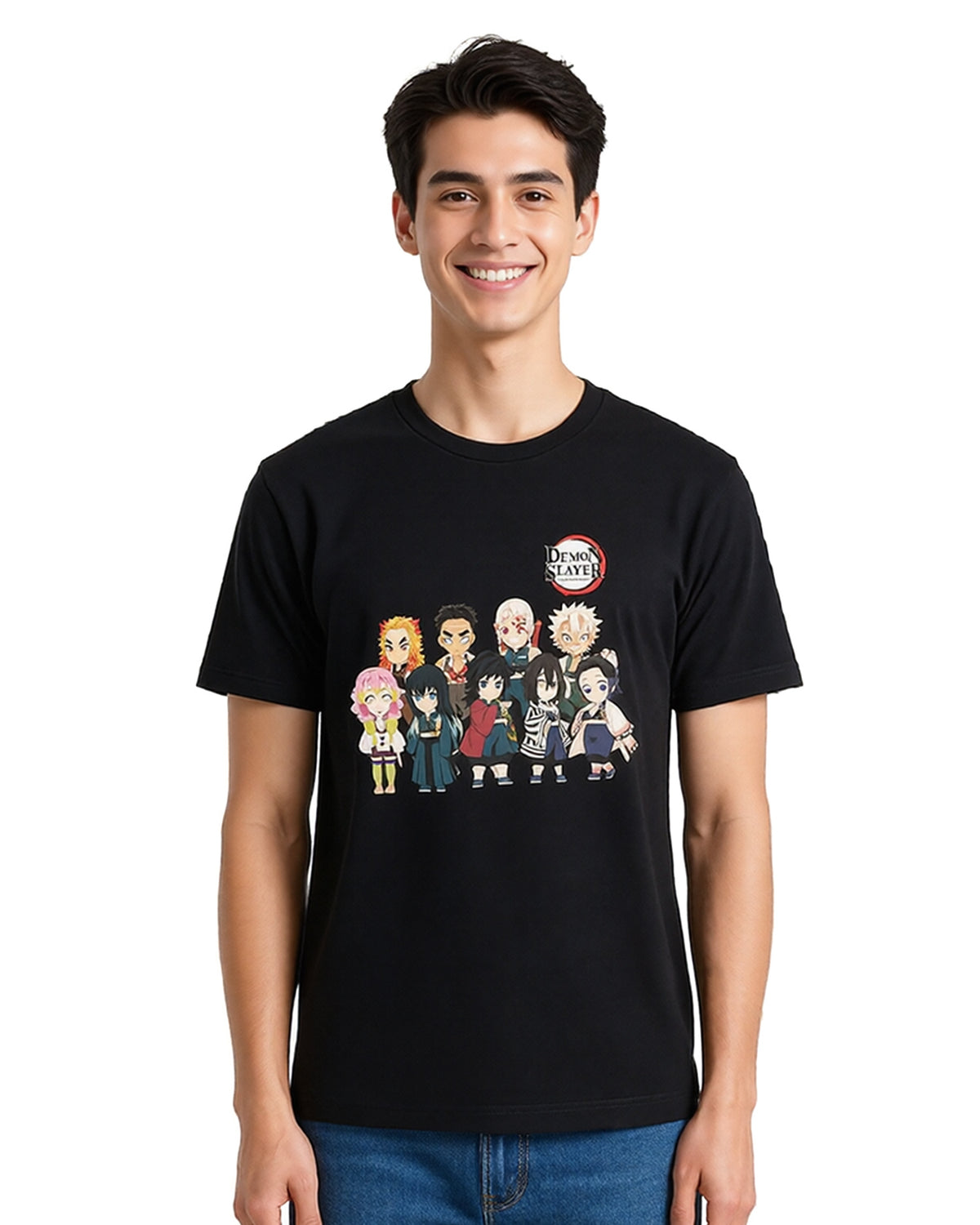 Demon Slayer T-Shirt Men's Chibi Hashira Squad Anime Tee