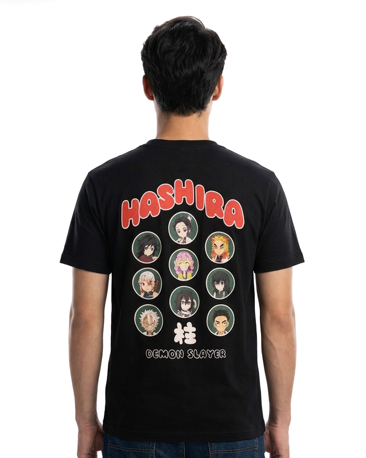 Demon Slayer T-Shirt Men's Chibi Hashira Squad Anime Tee