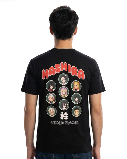 Demon Slayer T-Shirt Men's Chibi Hashira Squad Anime Tee